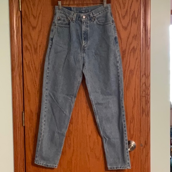 Levi’s 512 Light Wash Denim Made in USA 100% Cotton Vintage 80’s